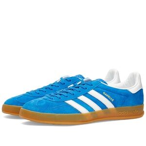 ADIDAS GAZELLE INDOOR Bluebird & White UK 5